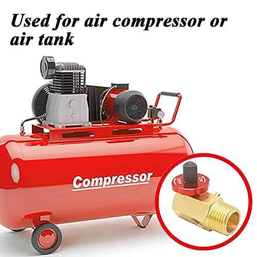 Air Tank Manifold with Shut Off Valve Relief Valve Fill Port 1/2"NPT Tank, 1/4"NPT Hose, 1/8"NPT Gauge For Air Compressor Portable Carry Tank (1Pcs)