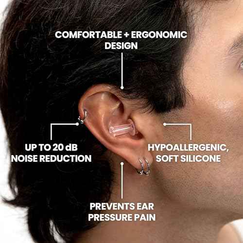 Eargasm Aviation Earplugs - Airplane Ear-Plugs for Ear Air Pressure Relief on Flights for Adults - High Altitude Air Travel Essential Earplugs for Men & Women for a Comfortable Trip