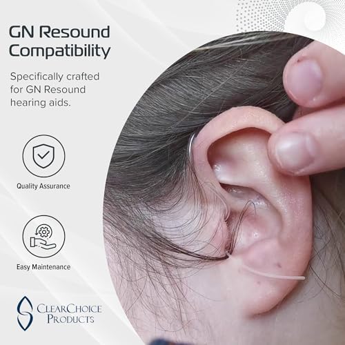 GN Resound Compatible Sport Lock for ONE/Omnia/NEXIA/SAVIA/Vivia - Pack of 10 Retention Tail for Hearing Aids