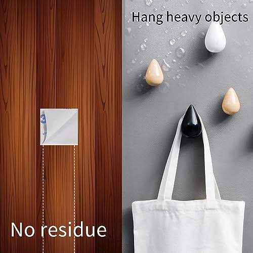 Double Sided Foam Tape Heavy Duty Mounting Tape, Waterproof,Removable,Sticky Pad for Car, Home, Office Decor,30 x 30 x 2mm, (100 Pcs White Square)