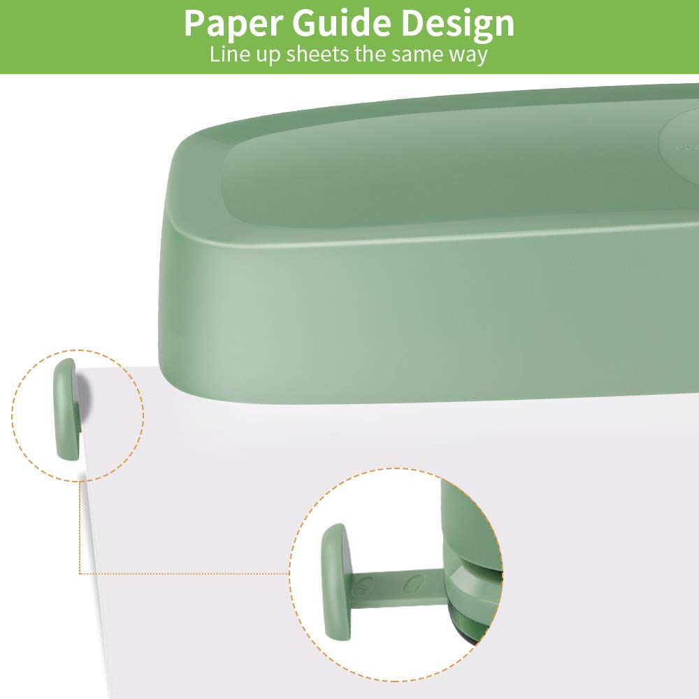 AFMAT Electric 3 Hole Punch, 20-Sheet 3 Hole Puncher for Binder, Effortless Punching, 9/32" Hole Diameter, Paper Hole Puncher 3 Hole Heavy Duty, for Office/School/Studio, AC or Battery Operated, HP10