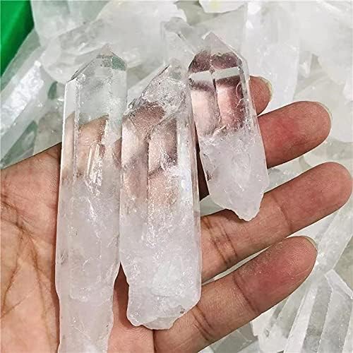 3pc Healing Natural Stone White Clear Crystal Quartz Raw Quartz Wand 60mm-70mm