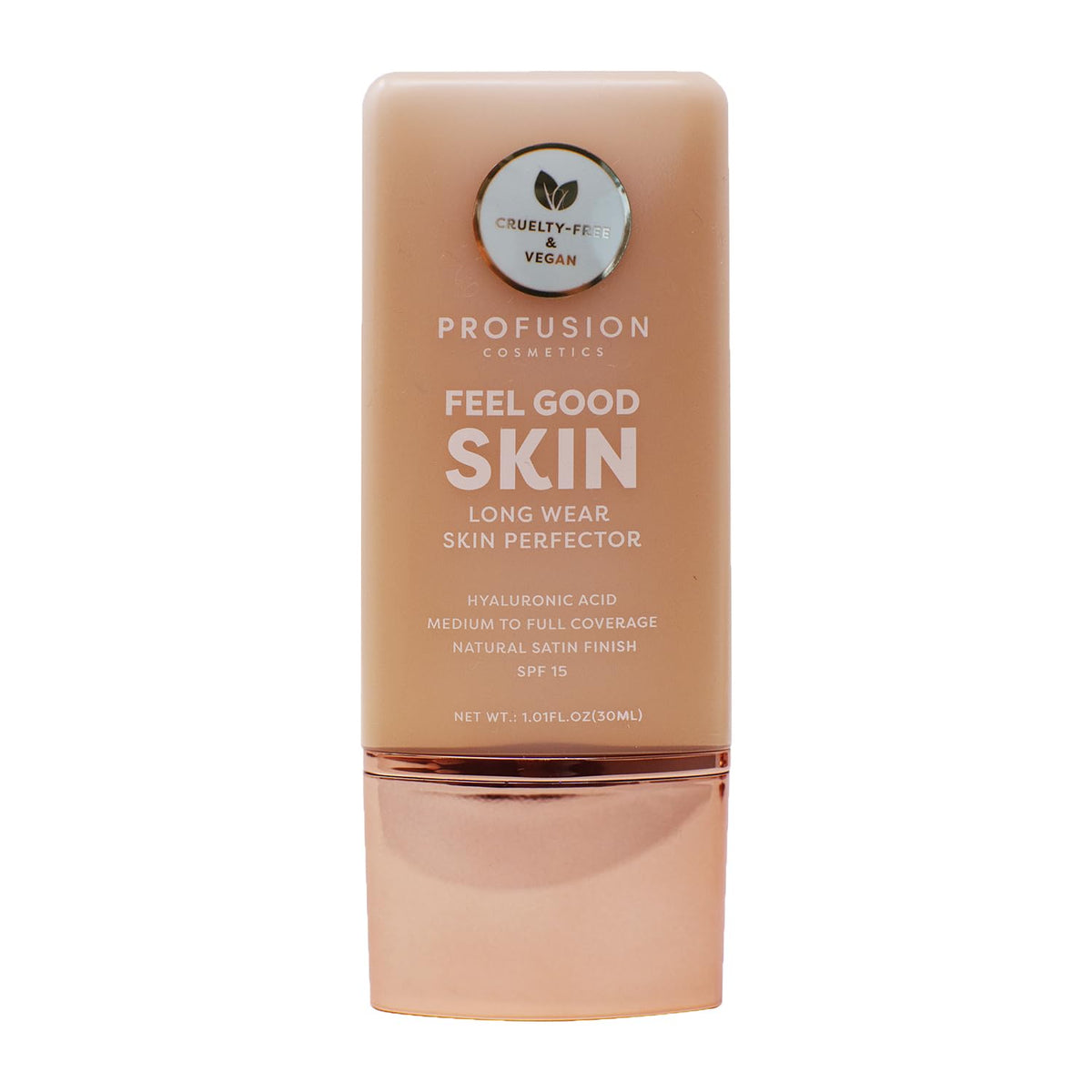 Profusion Cosmetics Lightweight Liquid Foundation for a Flawless and Elegant Radiance, Breathable Makeup for Improves Uneven Skin Tone, Cruelty-Free - Light 3