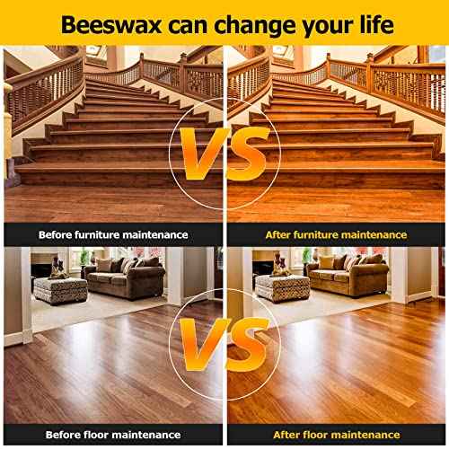 CARGEN Beeswax Furniture Wood Polish - Wood Seasoning Beeswax Oil for Wood Natural Wood Polish and Conditioner Restore A Finish 300ML.