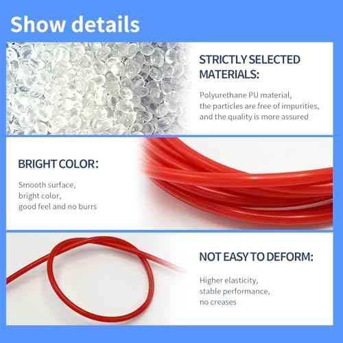 Air Line Service Kit for Air Spring Bag Suspension with Fittings, 20 FT PU Hose Tubing, 1/4 NPT Elbow Fitting, Valve Air Bag Suspension Kit Replacement Components