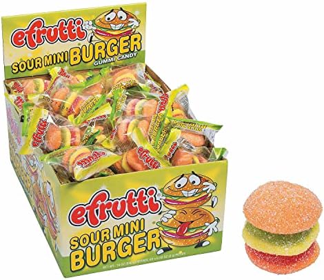 eFrutti Sour Mini Burger Gummy 120 Pack