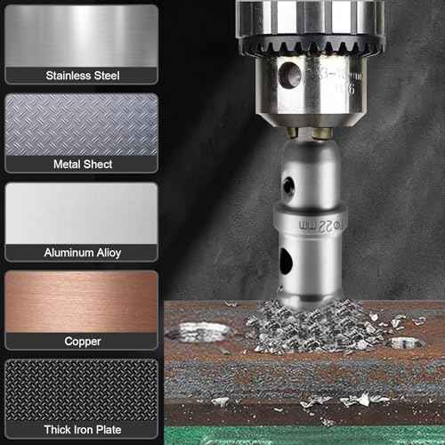 16PCS Hole Saw Kit for Hard Metal,Upgrade Heavy Duty Carbide,12 Sizes Including 5/8" to 2-1/4¡±,Tungsten Carbide Tipped Hole Cutter Set£¬Suitable for Hard Metal, Stainless Steel, Wood, Iron