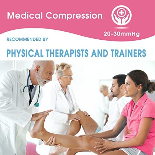 Compression Socks for Women & Men Open Toe (3 Pairs), Ankle Brace Compression Sleeve with Neuropathy, Foot Compression sleeve for Swelling, Pain & Plantar Fasciitis Relief (Multi, L)