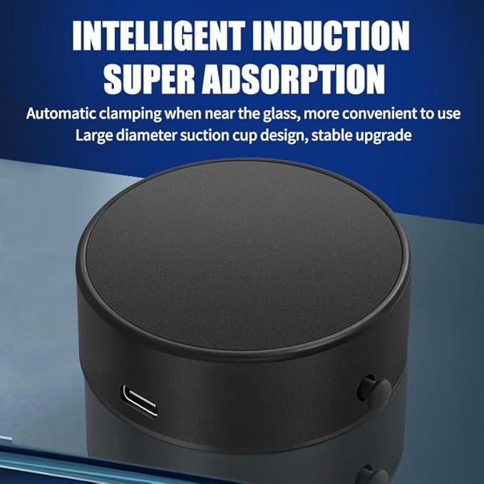 Electric Vacuum Magnetic Suction Phone Holder, 360° Rotation Suction Cup Phone Mount for MagSafe Cell Phone Holders, Phone Mount for iPhone 16/15/14/13/12, car/Gym/Mirror/Smooth Surface