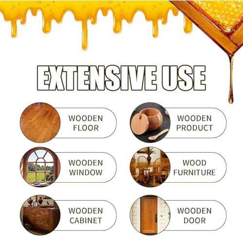 Beewax Essential Oil Wax, 2PCS Beeswax Spray, Beeswax Spray Furniture Polish, Bees wax Wood Polish, Bees wax Care spray & Restorer for Wood Floors, Furniture, Tables, Cabinets