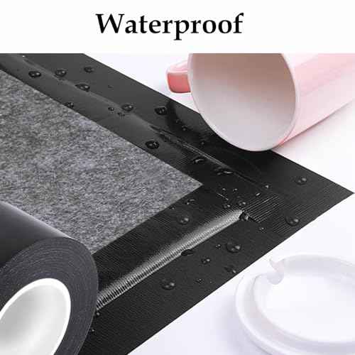 Black Duct Tape Heavy Duty,2.36inch x 22yds,Strong Adhesive High Strength, Waterproof No Residue Duct Tape,Mesh Tape for Indoor and Outdoor Repairing Sealing Bonding,Hand Tearable