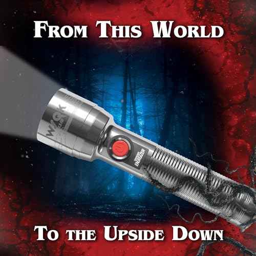 Energizer Stranger Things Squawk Retro LED Flashlight, Water Resistant and Drop Tested Camping Flashlight, Limited Edition, 250 Lumens