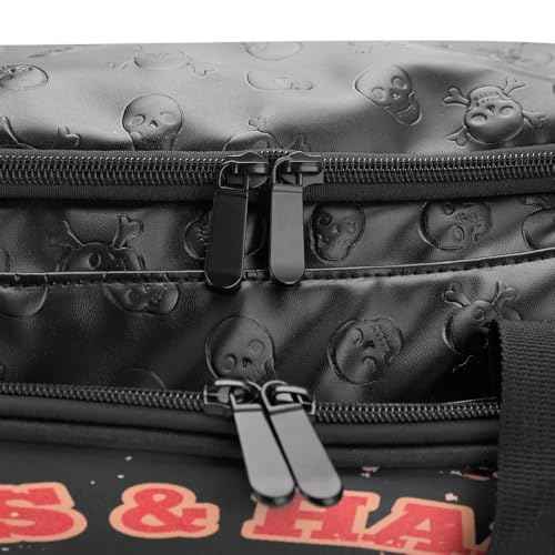PRO Large Capacity Barber Bag - Multi-Pocket Salon Organizer with Protective Lining, Thermal Pockets & Scissor Holder, Waterproof PU Leather for Hair Stylists & Personal Grooming (Black)