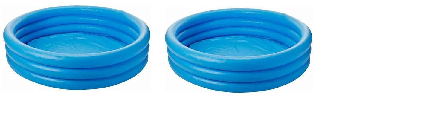 Intex - Inflatable Swimming Pool (45" by 10") (Crystal Blue) (2 Pack)
