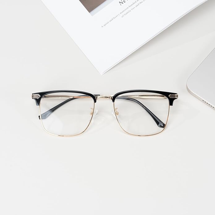 Blue Light Blocking Glasses for Men Anti-Fatigue Computer Monitor Gaming Glasses Prevent Headaches Glasses