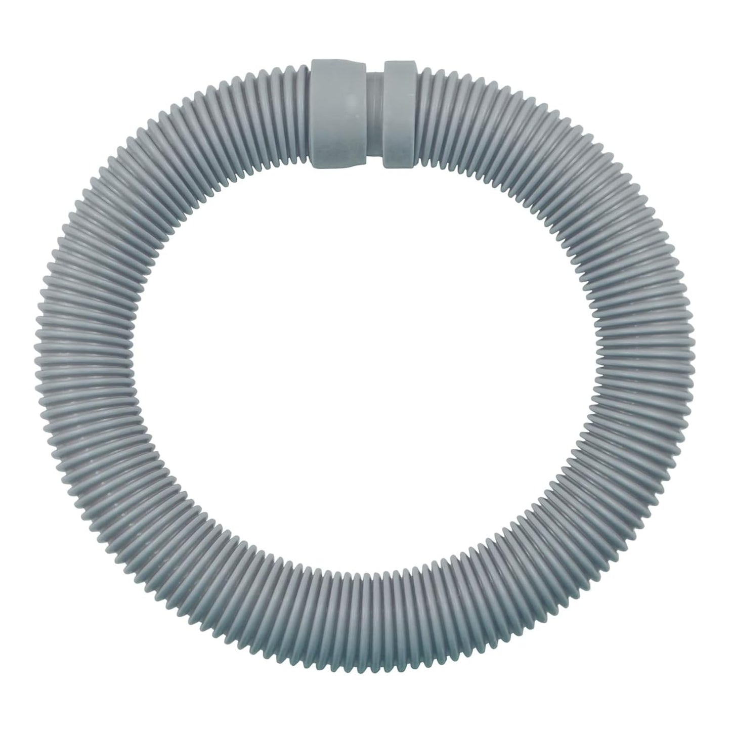 Poolvio Pool Vacuum Hose 2-Pack, Spare & Replacement, 40" Flexible Spiral-Wound Hose with 1.5" Male & Female Cuff Ends, Compatible with Most Inground Pool Automatic Cleaners, Gray