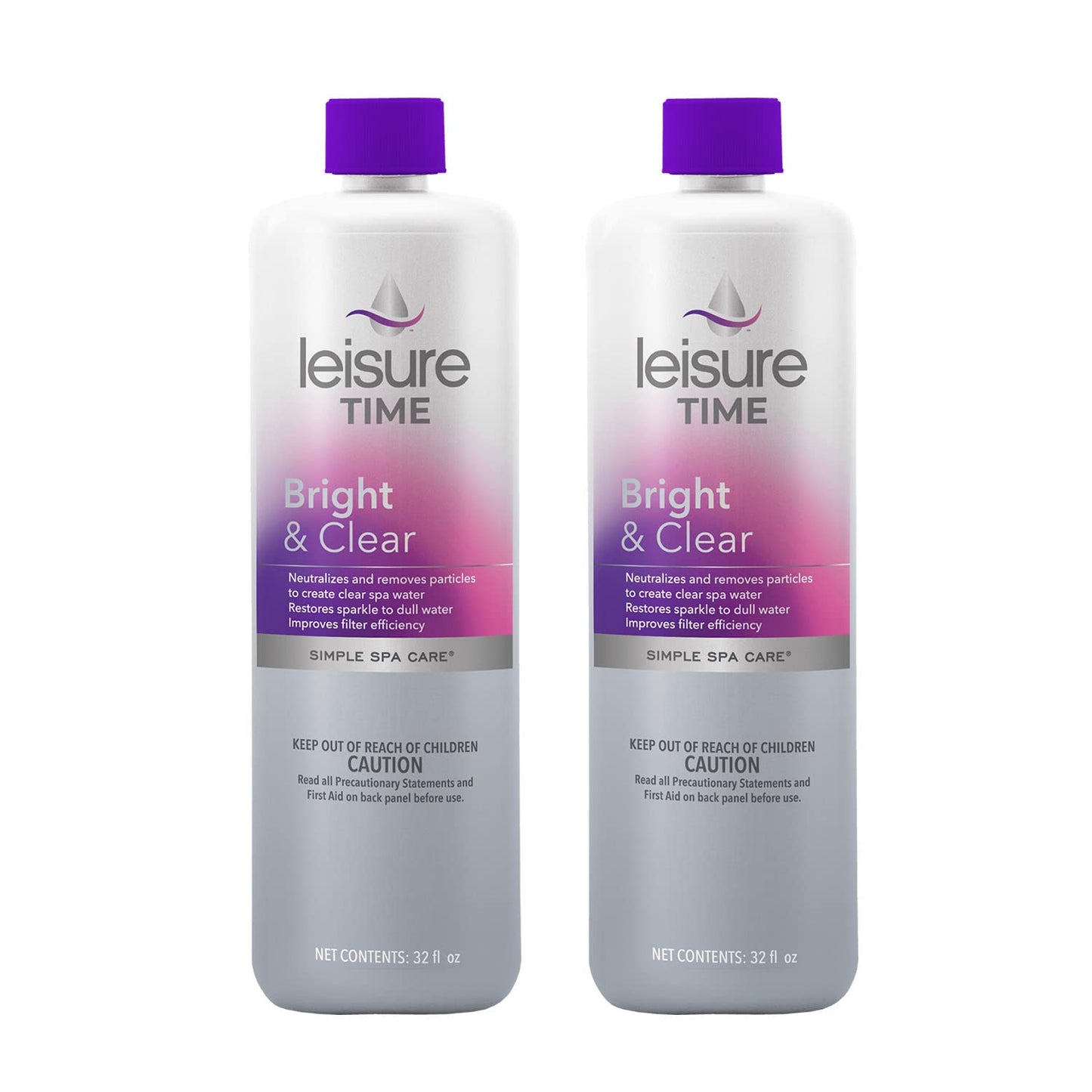 Leisure Time A-02BX Bright And Clear, 1-Quart, 2-Pack
