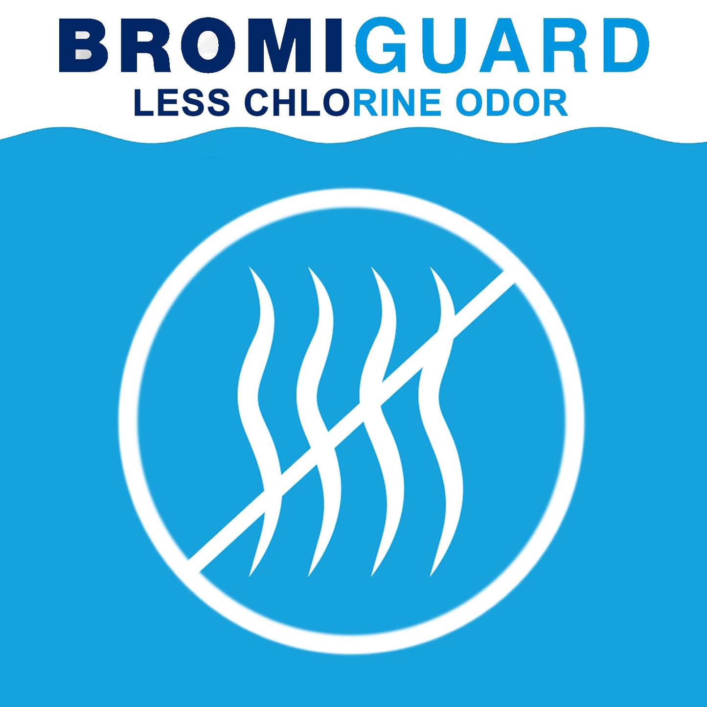 BROMIGUARD Bromine Tablets 1 Inch 4 Lbs for Spa Hot Tub Chemical Tabs | 1" Brominating Tablets Spa & Hot Tub Chemical Sanitizer