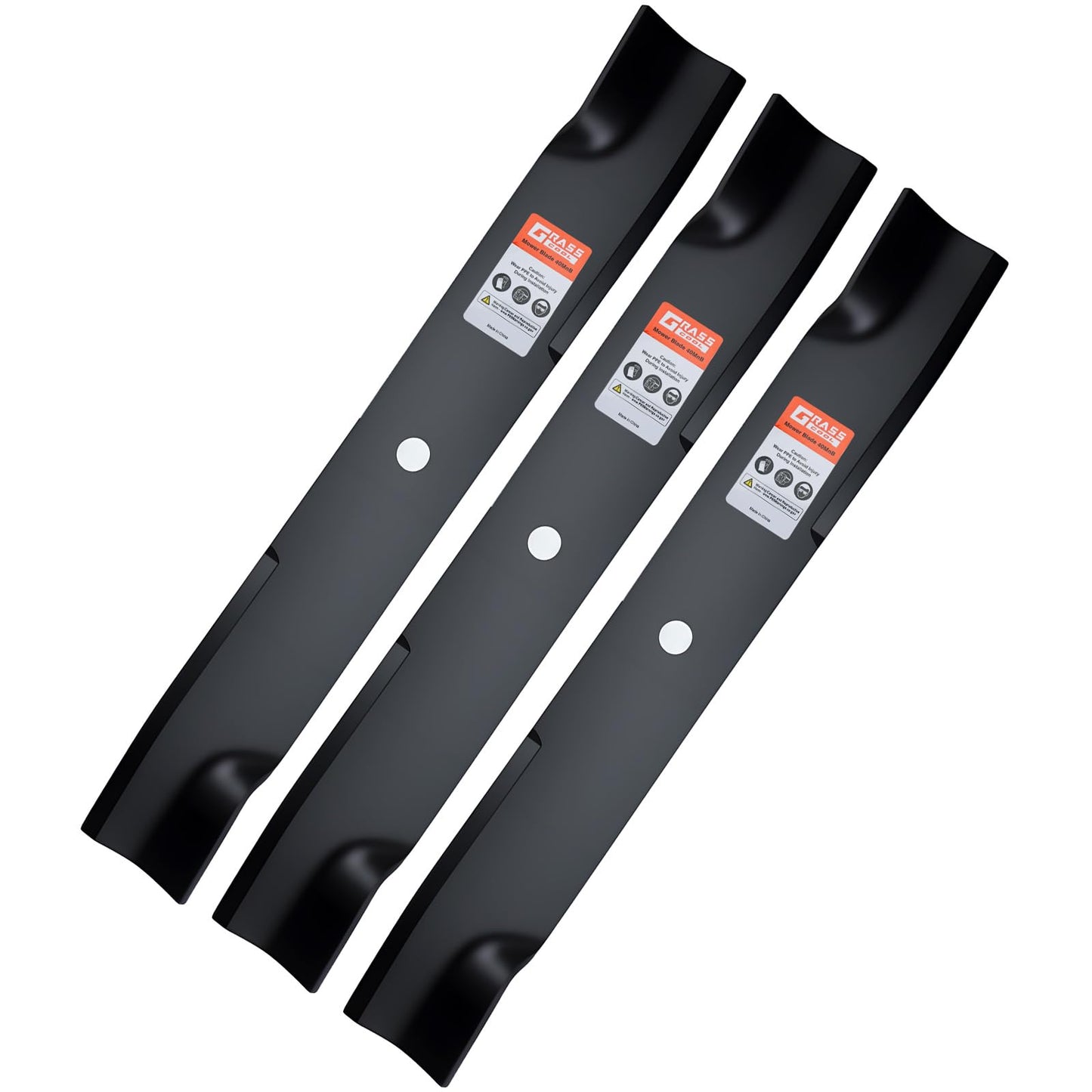 Grasscool 601124 Blades Compatible with Hustler Raptor Fastrak SDX X XD XL Big Dog Alpha 54" Zero Turn Mower Replace for 797704 797696 797712 606251 92 208