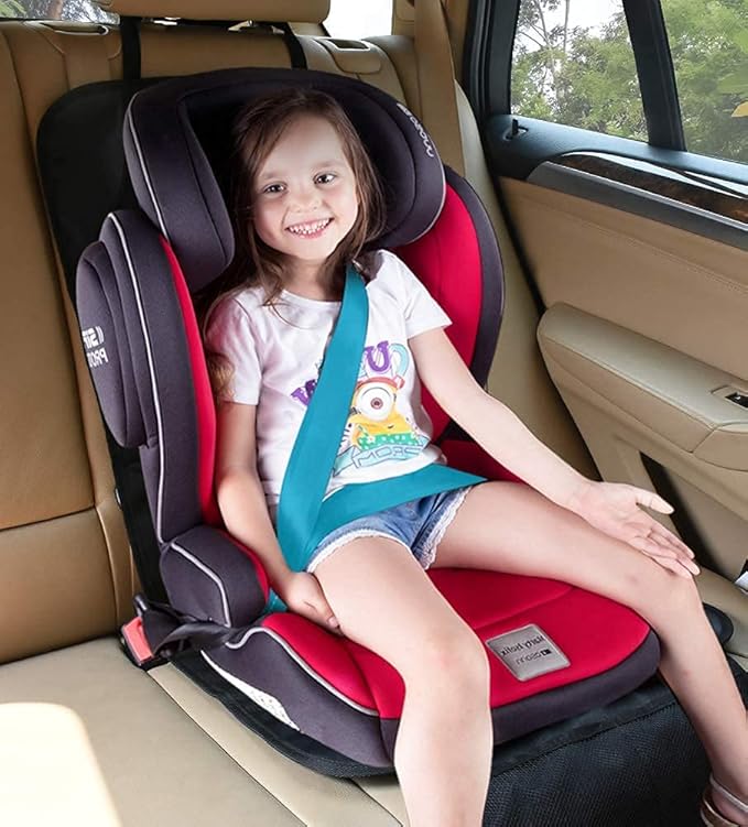 Car Seat Protector MHO+All 2 Pack Auto for Child Baby Car Seats - Large CarSeat Sit Savers Mat with Waterproof 600D Fabric & 2 Storage Pockets, Crash Test Approved