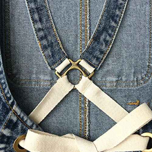 Jeanerlor Work Jean Apron for Women and Men Adjustable S-XXL (Denim Blue)