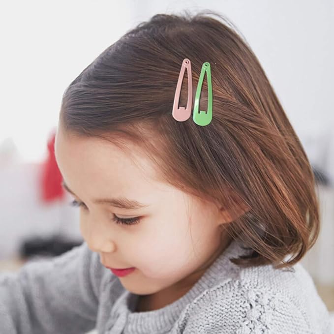 80PCS Hair Clips, 2 Inch Non-Slip Metal Hair Barrettes for Girls, Kids, Baby and Women. (20 Colors)