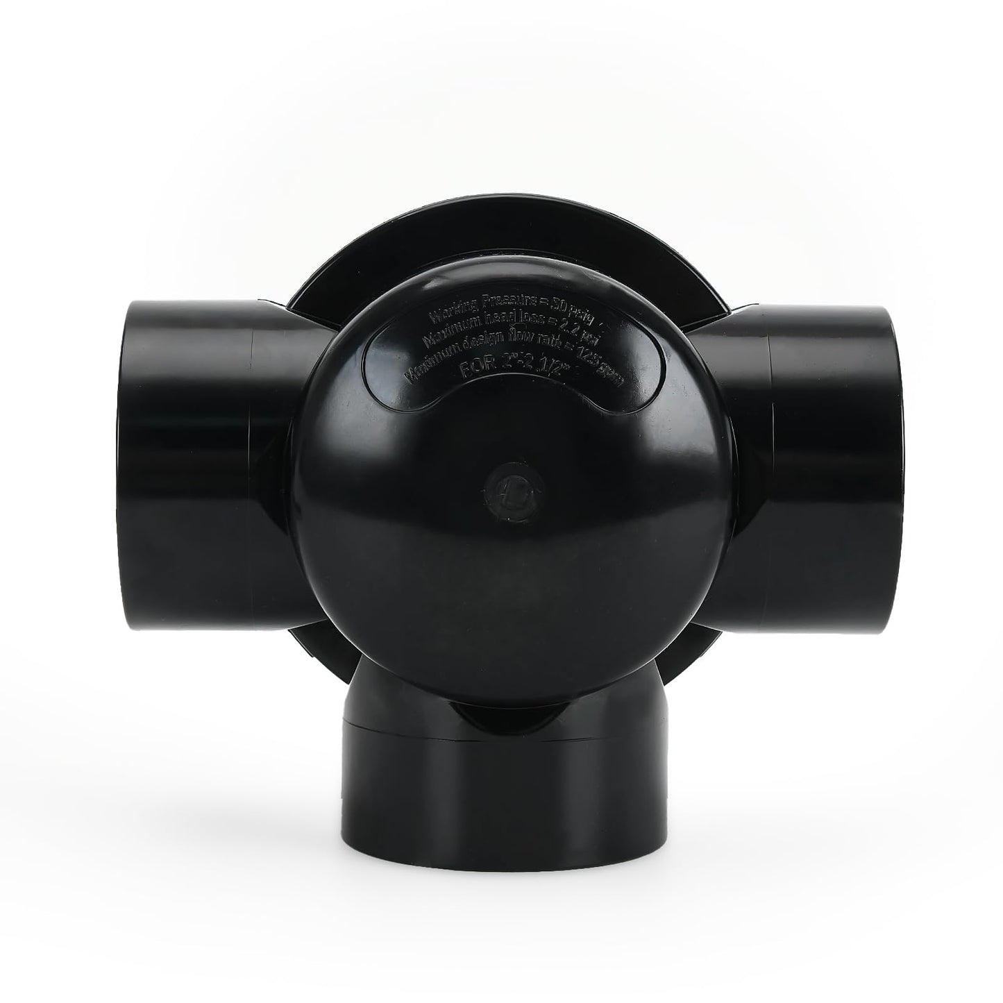 4717 3 Port 2 to 2-1/2-Inch Positive Seal NeverLube Valve Compatible with Jandy, 3 Way Diverter Valve Suitable for Ground Pool, Tub & Spa System