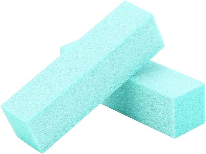 20 Pack Nail Buffers Blocks Sanding Buffing Nail Files Pedicure Manicure Tool 60/100 Grit (Green)