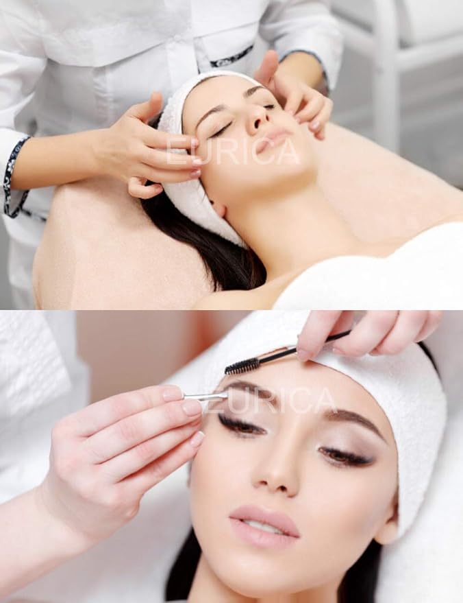 EUICAE Spa Headband, 6 Pack White - Non-slip Stretchable Washable Makeup Headband for Face Wash Facial Treatment, Fits All, Workout, Yoga, Gym, Salon, Home Use