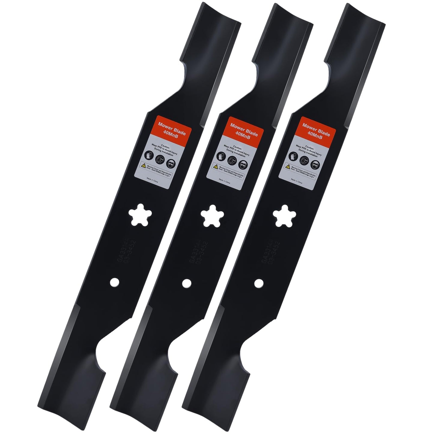 Grasscool 532187256 Z254F Mower Blades for Husqvarna 54 inch Zero Turn Z254 MZ54 RZ5424 RZ5426 YTH26V54 YTH2454 YTH24V54 LGT2654 54'' Deck Lawn Mower Replace 187256 532187254 High Lift