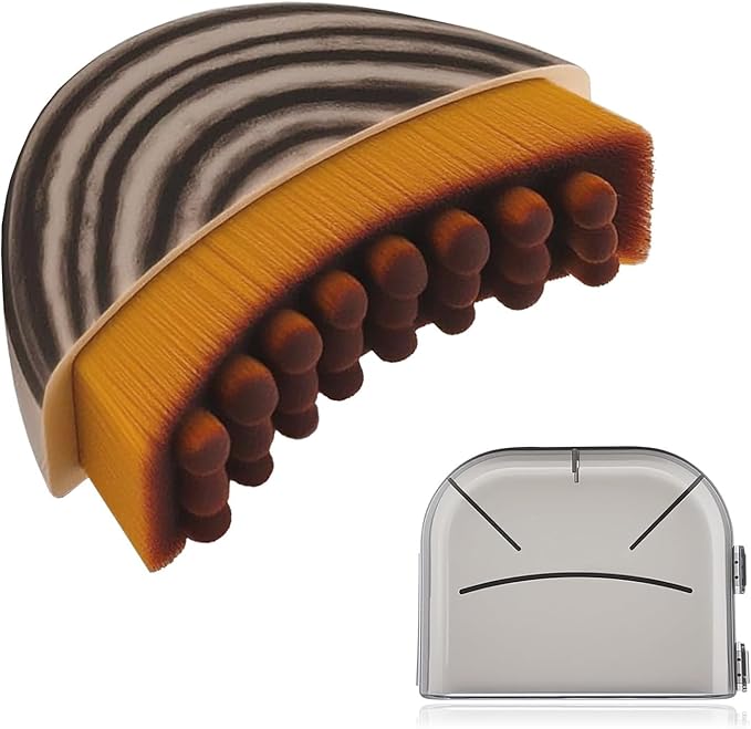 2026 Updated Lymphatic Contour Face Brush, Face Brush for Lymphatic Massage with Durable Soft Bristles, Facial Cleansing Brush for Sculpting&Anti-Puffiness