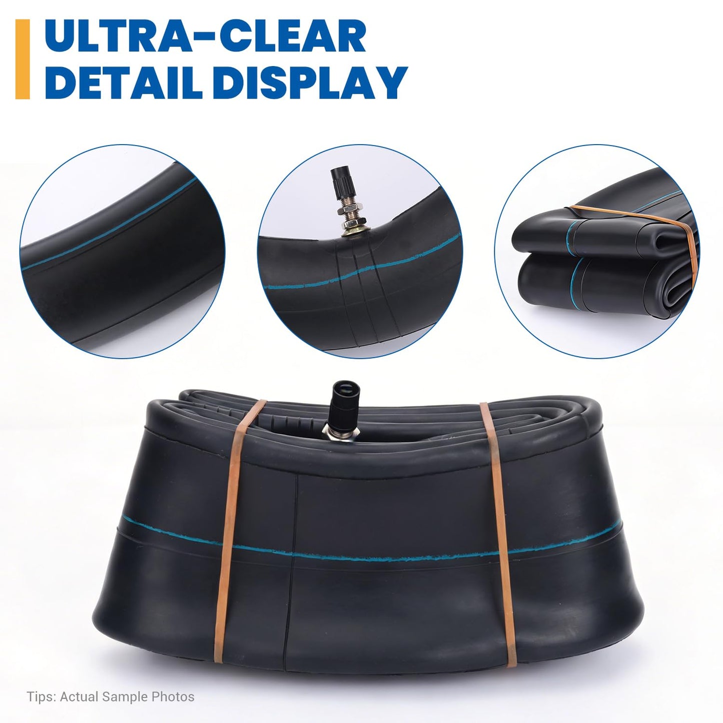 Heavy Duty, Hyssk 2mm Thick, 2.75/3.00-12" (80/100-12) Premium Inner Tube for CRF70, KLX110, PW80, SSR Dirt Pit Bike Motorcycle Rear Tire