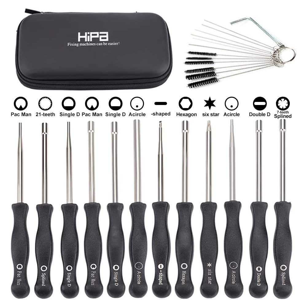 HIPA Pack-of-12 Carburetor Adjustment Tool Carburator Adjusting Kit for 2-Cycle Small Engine for Poulan Husqvarna STHIL ECHO Trimmer Weedeater Chainsaw