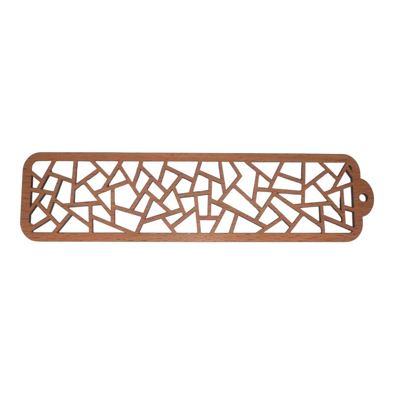 Generic Elegant Laser Cut Wooden Bookmark - Wooden Patterns - Unique Gifts for Men and Women - Perfect Gift Ideas for Book Lovers, Readers - for Home, Work, School and Travel, Brown