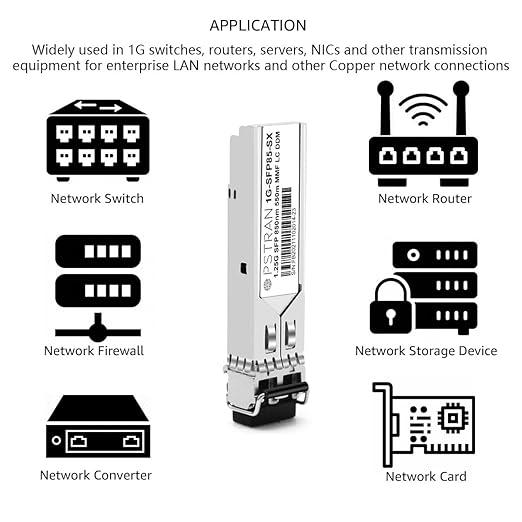 OPSTRAN 1000BASE-SX SFP Optical Transceiver Module Compatible with D-Link DEM-311GT 850nm 550m DDM Duplex LC MMF 4pcs/Pack