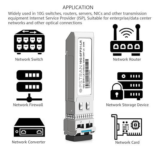 OPSTRAN 10GBASE-LR SFP+ Optical Transceiver Module Compatible with Palo Alto PAN-SFP-Plus-LR 10G SFP+ LR 1310nm 10km DDM Duplex LC SMF 4 Pack