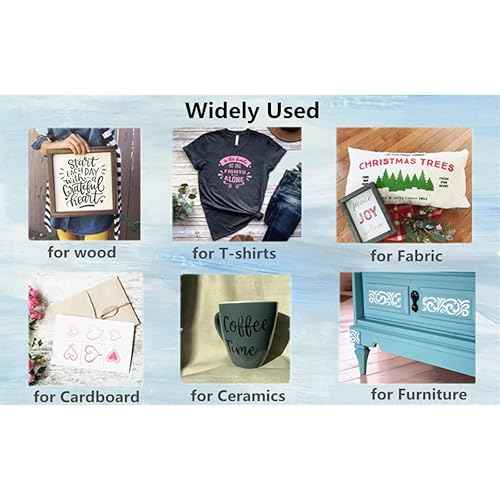 JAJADO Christian Reusable Silk Screen Stencils: Motivational Bible Verse Templates for Crafts on T-Shirt/Wood/Glass/Canvas Wall DIY Office Home Decor