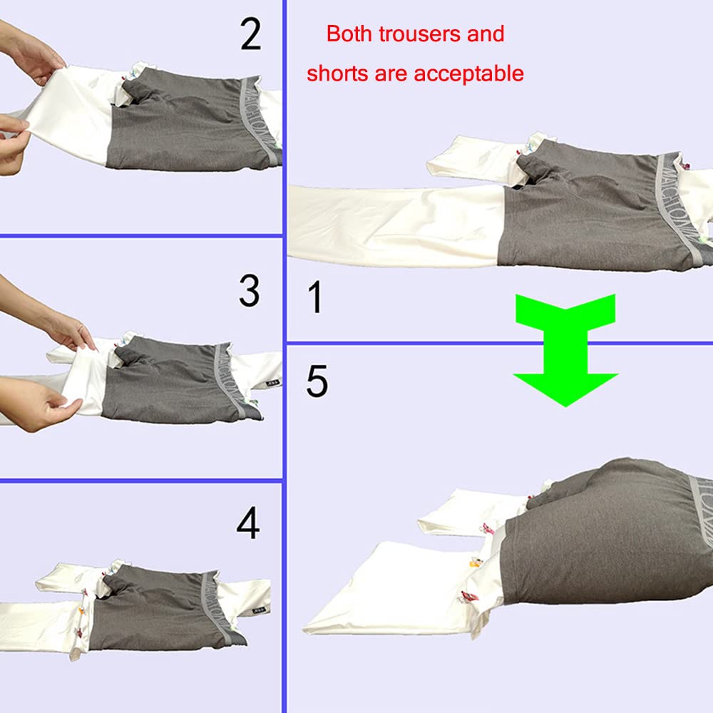 ZOSTLAND Portable Clothes Dryer 6 Minutes Auxiliary Drying Bag Fast Drying Dryerclothes Reusable Space Mini Folding for Home Travel dorms Offices (Trousers)