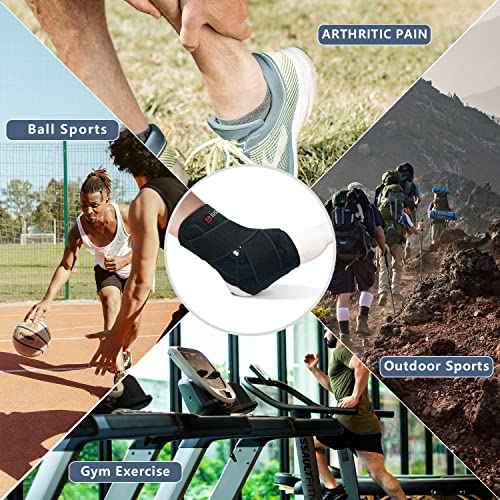 2 Pack Ankle Brace Stabilizers,Ankle Sprain Pain and Discomfort for Men & Women Injury Recovery Ankle Support,for Running Volleyball Basketball(Medium)