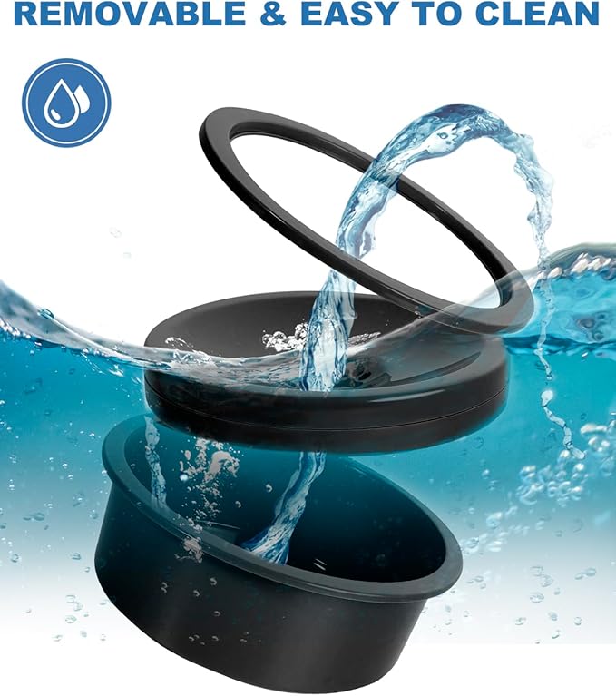 No Spill Water Bowl for Dogs, 30oz Slow Drinking Dog Slobber Stopper, Non Spilling Messy Splash or Drip