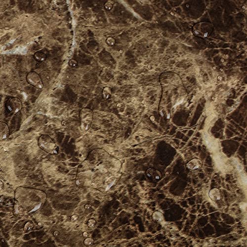 AbaBoorty Brown Marble Contact Paper Kitchen Countertop Contact Paper for Dinner Table Marble Paper Peel and Stick Wallpaper Removable Self Adhesive Wallpaper for Vanity Counter Top Desk 15.8"x78.8"
