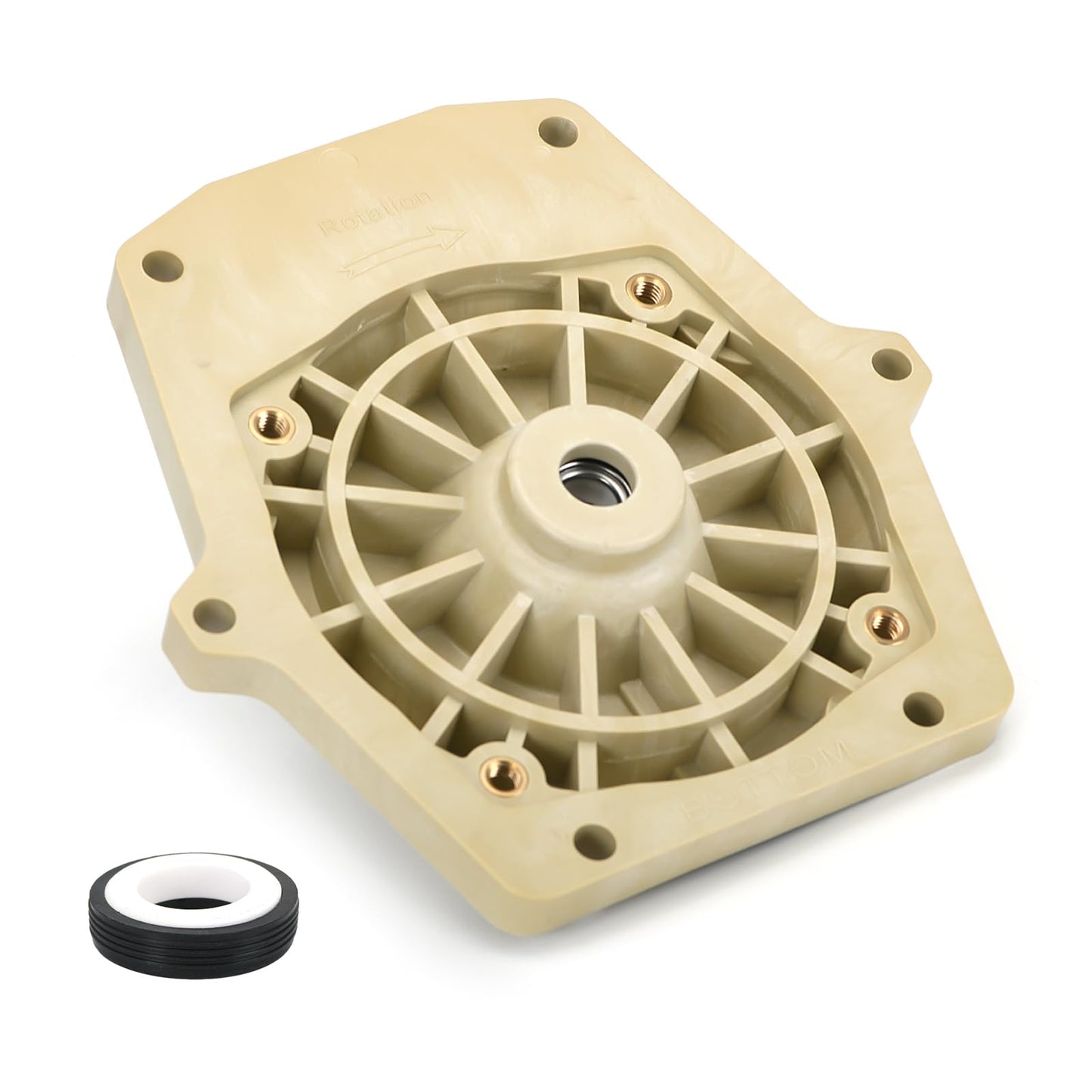 FQRANBO 25357-300-000 074564 Seal Plate Fits for Whisperflo Intelliflo Swimming Pool Pump with Seal Plate Gasket & Shaft Seal PS-1000