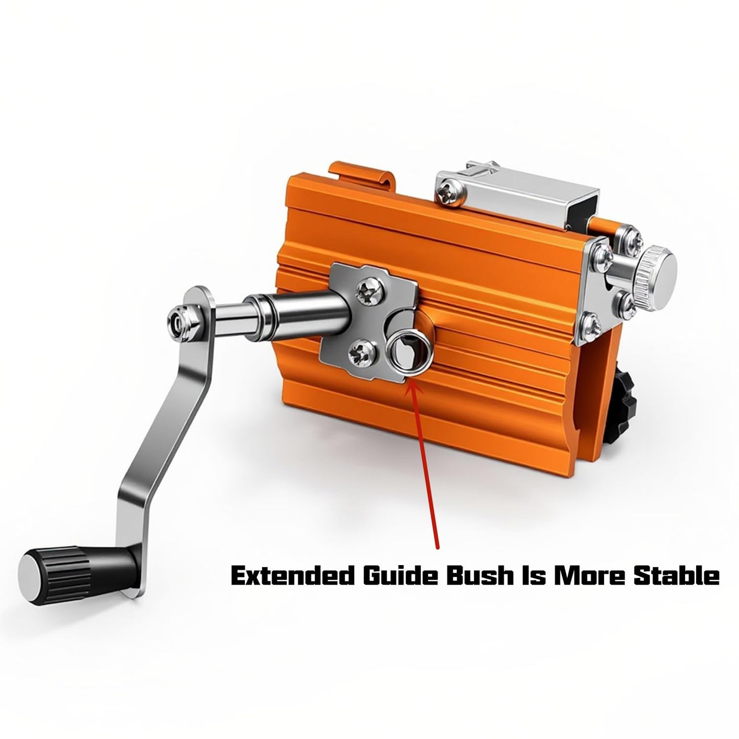 QTG Manual Chainsaw Sharpener,Chain Sharpener,Chain Saw Sharpener Portable Hand Crank Chain Sharpening Tool with Durable Clamp - Easy to Use & Accurate Chain Grinder Set for All Standard Chainsaws