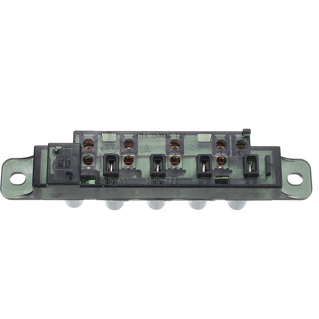 uxcell MQ165 AC 250V 4A Piano Type Key Board Switch for Range Hood