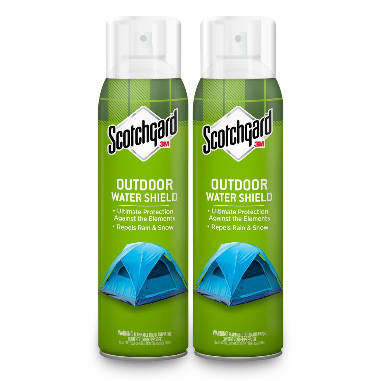 Scotchgard Heavy Duty Water Shield, Repels Water, Ideal For Outerwear, Tents, Backpacks, Canvas, Polyester And Nylon, 21 Ounces (2 Cans)