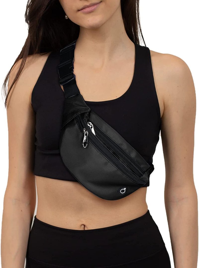Fanny Packs for Men and Women, Water-RepellentSports Waist Pack Bag for Travel Hiking Running Hands-free Wallets, Easy Carry Any Phone