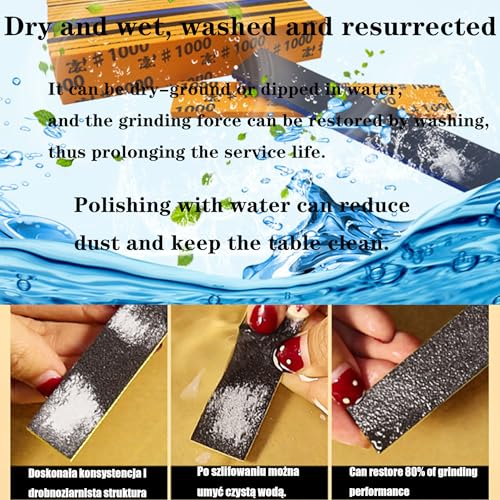 3mm Sanding Sponge 15Pc 800-2000 Grit Wet Dry for Gundam Models 3D Printing PLA