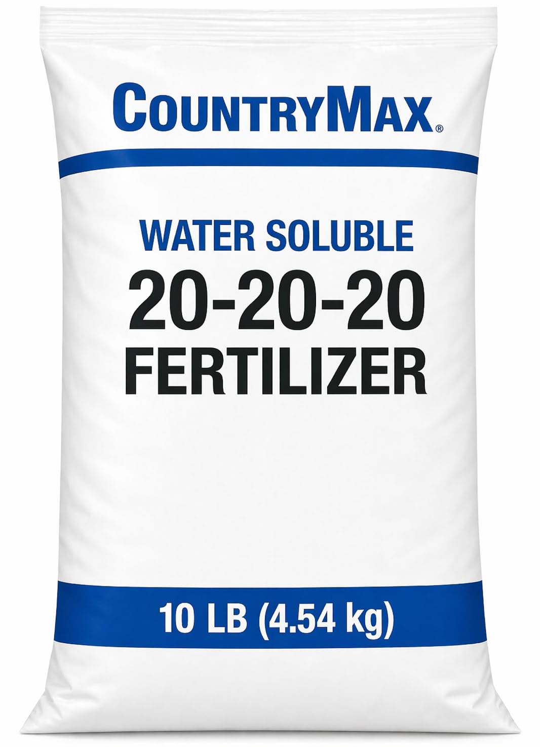 CountryMax 20-20-20 All Purpose Fertilizer 10 lb â Balanced NPK Plant Food for Lawn, Garden, Vegetables, Flowers & Indoor Plants