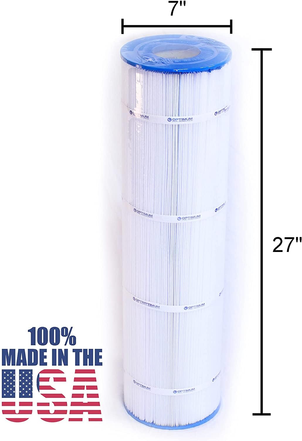 Optimum Pool Technologies Pool Filter 4-Pack, Compatible Replacement for Jandy® CL340 R0554500, Unicel C-7459, Filbur FC-0800, & Pleatco PJAN85 Filter Cartridges