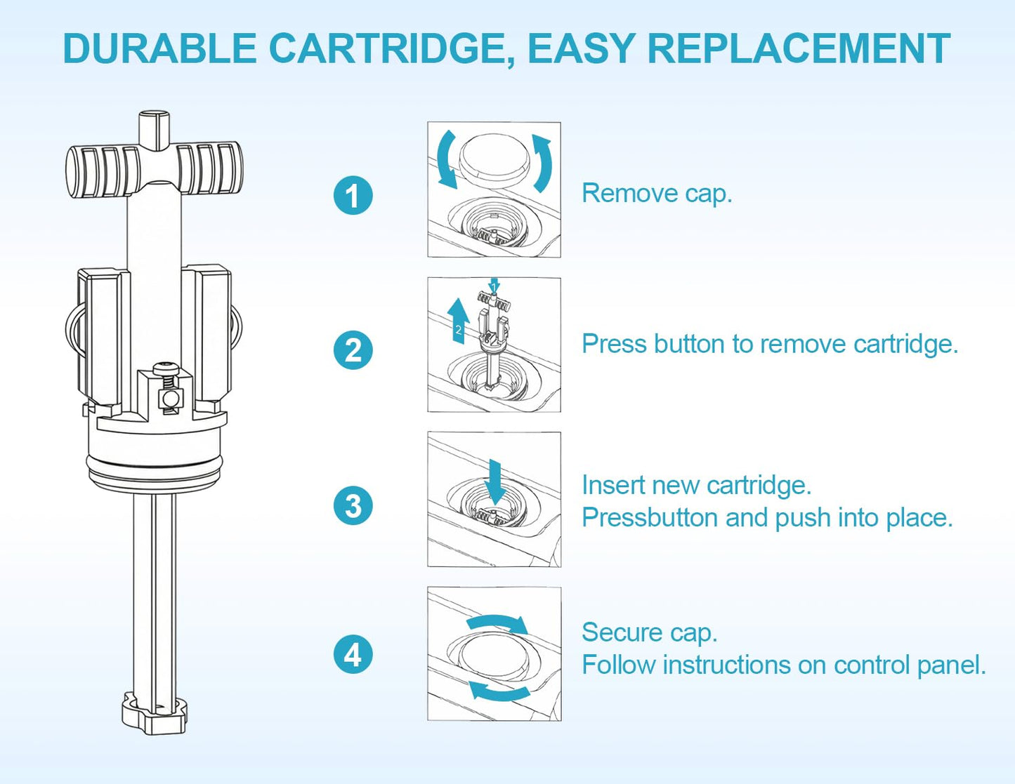 Upgrade Salt Water System Cartridge Replacement for Spas & Hot Tubs, Compatible with Hot Springs Highlife & Limelight, Chlorine-Generating Filter, Soft, Fresh Water, Reduces Dry Eyes, Itchy Skin